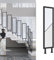 Treppenhandlauf Quadratisches Geländer mit Gehärtetem Glas, Rutschfester Treppengeländer für ältere Menschen, Vintage-Sicherheitszaun Aus Metall für Veranda, Terrasse(Size:3.28ft/100cm,Color:Schwarz)