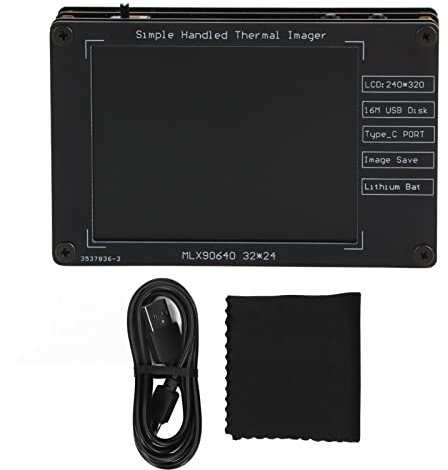 Gearwell Digital Thermal Imager, 2.8in LCD Thermal Camera, Temperature Detection Tool, Battery Operated Infrared Thermography, Multifunctional Heat Measurement Camera