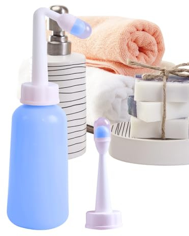 Resebidé – 15 cm bärbar TPE-bidé | avtagbar värmebeständig toalettflaska | Personlig hygienrengöring för daglig rengöring efter, hemma och på semester