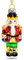 Sikora BS380 Mini Nussknacker Christbaumschmuck Glas Figur Weihnachtsbaum Anhänger