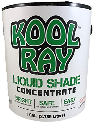 Classic Kool Ray Liquid Shade - Greenhouse Paint - White - 1 Gallon