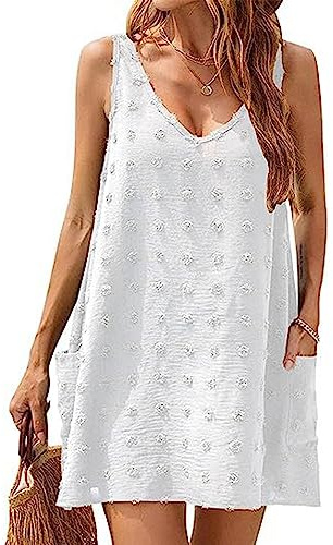 TBSCWYF Pareo de Playa,Mujeres Playa Pareo Vestido Cubierta de Playa de Verano Pareos Wraps Mujer Pareo con Borla Larga Media Playa Falda