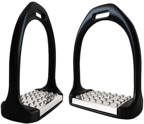 Muteitt Étriers D'équitation, Selle D'étrier De Sécurité, Selle De Protection D'équitation en Métal, Soulagement De Douleur Due Au Stress du Genou De Cheville