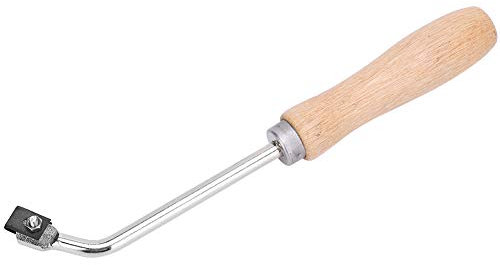 Couteau à Rainurer en Acier Dur, Outils de Revêtement de Sol, Gouge à Rainurer en Hêtre pour la Construction de Sols en Plastique PVC