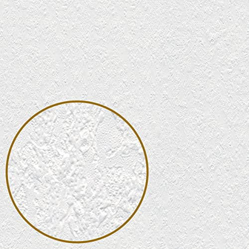 TADESSI Tapet kan målas över, fibertapet, vit unitapet, grov putslook, 1 kartong 12 rullar TA-01-03923