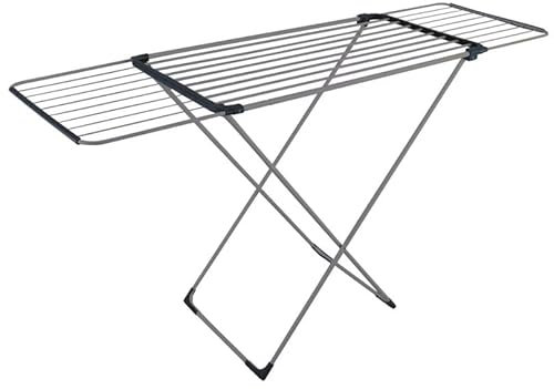 Posten Anker ® XXL Teleskop Wäscheständer - 17 Meter Trockenfläche - Wäsche Ständer - Trockner - Sliding System - Trendfarbe - Wäschestrockner - Balkon - Garten - Badezimmer - Ferienwohnung Apartment