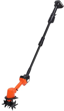 Generic Mini Motobineuse électrique, Gâchette et Interrupteur de sécurité, Cultivateur sans Fil, 235 TR/Min, Moteur en Cuivre pour Ameublir Le Sol de la Pelouse (Prise UE)