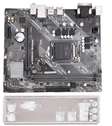 Plyisty H410M-F-Motherboard, M-ATX, unterstützt Core der 10. Generation, LGA 1200, H410-Chipsatz, 2 DDR4-DIMM 2933 MHz, VGA, 4 Serial ATA III, USB 2.0, PCI E 3.0, RJ45