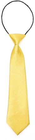 JZK Pre-Tied Kids Tie for Boys Height Under 130cm 2-8 Years Old Little Children Elastic Necktie for Wedding Birthday Party Funeral Graduation