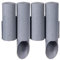 Cellfast Standard Gartenpalisade Rasenkante Palisade Beetumrandung (41,4m, Graphit)
