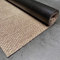 STORESDECO Alfombra vinílica de Tejido Trenzado Premium de Alta Gama Lavable Antideslizante Alfombras vinílicas Resistentes para Salon Cocina habitacion baño Pasillo Exterior Color Beige 80x150 cm