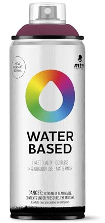 MTN Water Based RV-324 Rojo Vino, Spray Base Agua 400ml
