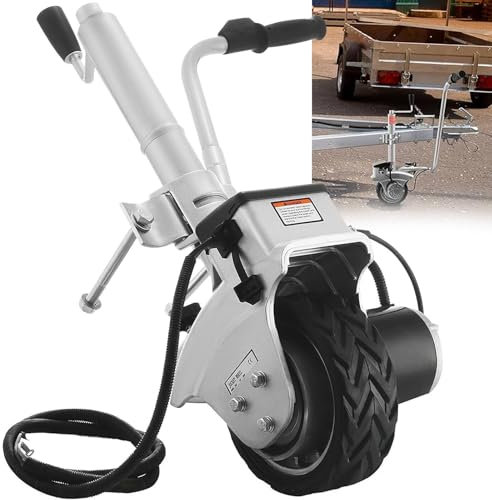 XCSCUK Transportador de Remolque, Gato de Remolque motorizado, Plataforma rodante de Remolque eléctrico, Barco de Remolque de maniobra de Motor de Potencia, para caravanas, remolques de Barco