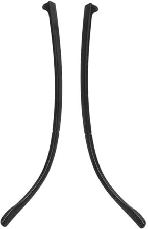 WRITWAA 1 Paar Brillenzubehör Ohrbügel Für Brillen Brillenbügel Brillenersatzbügel Black Tr