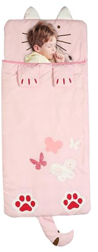 Sac de Sommeil pour Enfants Nap Mat Sac de Couchage Confortable pour garçons et Filles, Dessin animé pour Enfants Dormant.