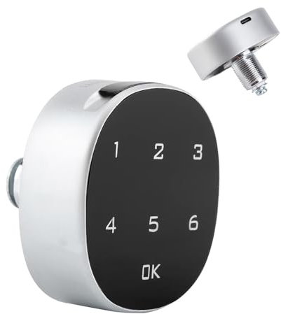 Code Lock Digital Code Combination Electronic Lock Cam Cabinet Locker Convenient Password Safe Keypad Password Lock (Without Battery)