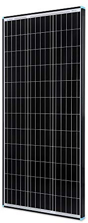 RENOGY 100W 12 Volt (schlankes Design) Solarmodul Monokristallin Solarpanel Photovoltaik Solarzelle Ideal zum Aufladen von 12V Batterien Wohnmobil Garten Camper Boot Schwarz
