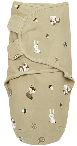 Meyco Baby Pucksack - Forest Animals Sand - 4-6 Monate - Einzelpackung, 155.165.33.02