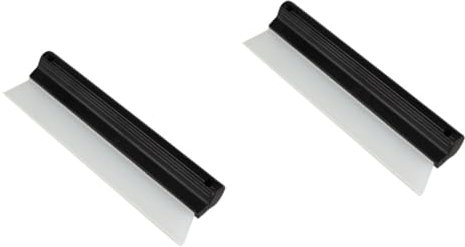 FUNOMOCYA 2 Pz spatola per la pulizia dei vetri detergente per specchi da bagno tergicristallo spatola per spatola raschietto finestra specchietto tergivetro lavavetri