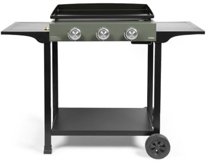 Plancha Gaz 7500w Plaque Acier Émaillé 62x34,5cm - DOC326