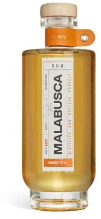 Malabusca Ron 700 ml - Spanish Style, Medalla Oro Londres 2025 Ron premium estilo español. Botella sin estuche individual.