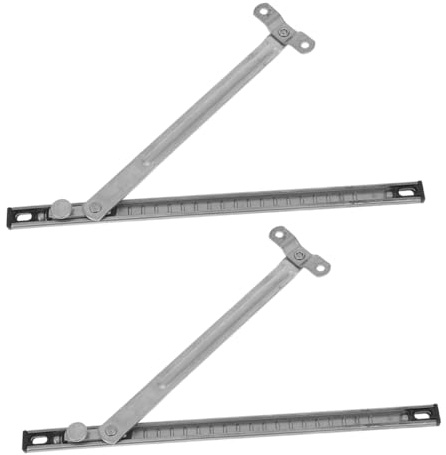 SHINEOFI 2pièces Barre De Sécurité Pour Fenêtres Réglable De Pour Fenêtres De Balcon Et Portes Coulissantes Inoxydable Installation Facile Sans Perçage