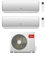 TCL Climatizzatore Condizionatore Inverter Dual Split Elite F2 serie SN F2S0 MT1420 Wi-Fi R-32 Classe A++ (MT1420 9+12)