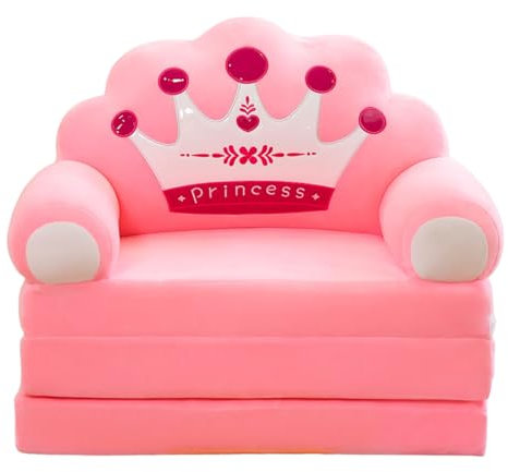 EWFAS Ausklappbares Kindersofa Mini Bärchen Abnehmbarer Bezug Spielsofa Kuschelsofa Übernachtungssofa Sofa Kinder mit Abnehmbarem Bezug（Ohne Liner Füller）