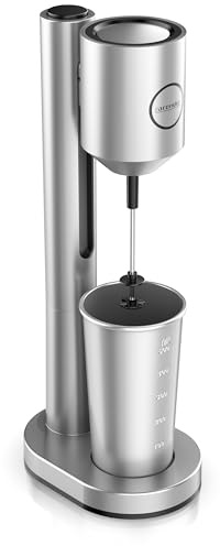 Arendo - Drink Mixer - Eiweiß Shaker - Getränkemixer - elektrischer Standmixer - 500 ml Becher - 22.000 U min - 2 Geschwindigkeitsstufen - Fitness Protein Drinks Smoothies Milchshakes Cocktails