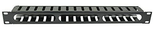 Adastra 1U Cable Management Channel Shelf for Server and Rack mount Cabinets
