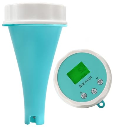 Water Quality Tester 6-In-1, Swimming Pool Spa Water Quality Analyzer With Probe, Ph, Chlorine, And Salt Digital Tester