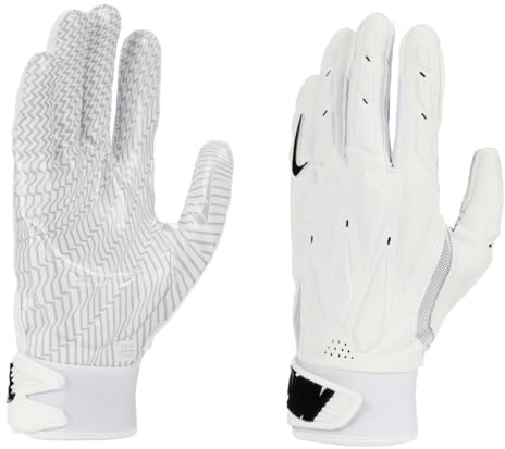 Nike Unisexe D- Tack 7.0 FG Gants de football américain White/White/Black L