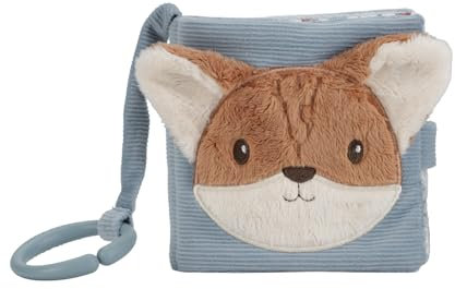 Little Dutch 8919 Buggybuch Stoffbuch Fühlbuch - Forest Friends blau