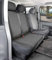 Walser Transporter Sitzbezüge Universalgröße, Autoschonbezug für Doppelbank hinten + 2 Kopfstützenbezüge, Auto Sitzbezüge aus Premium Jacquard, Doppelbankbezug Transporter, Auto Sitzauflagen für Van