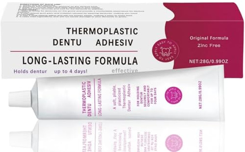 Thermoplastic Den/ture Adhe/sive,Temporary Tooth Repair,Temporary Tooth Filling Repair Kit,Refits and Tightens Loose and Uncomfortable Den/tures,Den/ture Repair Kit,Emergency Den/tal Repair