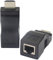Extensor HDMI Adaptador HDMI a RJ45 Extensor de Red Extender Repetidor a través de Cat 5e / 6 1080p hasta 30 m Extender Incluido transmisor y recepto