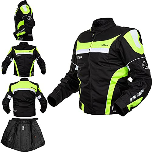 Damjacka, nylon, Oxford, värmeväst med reflekterande skydd, Fluo, XXL
