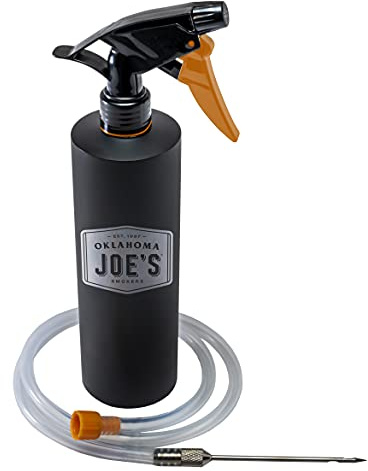 Oklahoma Joe's 6285584R06 2-in-1 Spray Bottle and Marinade Injector, Black