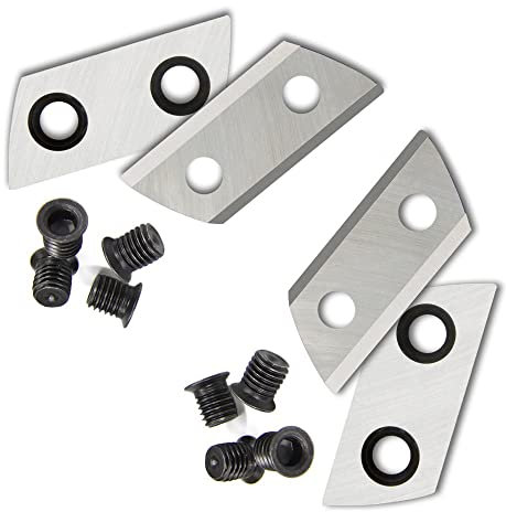 Remplacement de Lame de Coupe de déchiqueteuse de broyeur de Jardin de 2 Paires pour Einhell GH-KS 2440 HMH-E 2440 Sun Joe CJ601E Outils pièce de Rechange