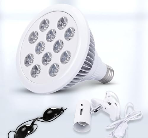 Portable Red & Near Infrared Light Therapy Device – 660nm & 850nm Dual Wavelength – 36W High Power – Targeted Pain Relief, Muscle Recovery & Skin Rejuvenation – Portable LED Lamp