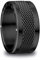 BERING Unisex Ring in schwarz - Arctic Symphony Collection aus Edelstahl - Arve 11