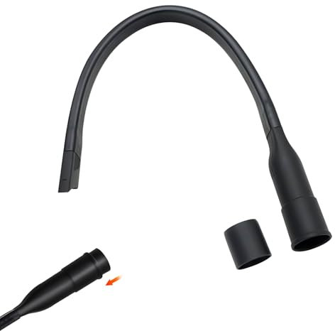 Pamtns Boquilla Larga Flexible 62 cm Accesorio de Aspiradora Flexible de Aspiración Plana del Tubo Largo Tubo Aspiradora Universal Boquilla de Aspiradora para Todas Aspiradoras Conector de 32/35 mm