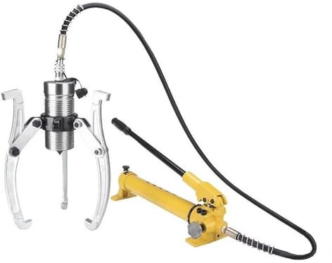 Ensemble d'extracteurs hydrauliques divisés, extracteur de roulement, extracteur à 2 ou 3 mâchoires avec pompe à main, extracteur de roulement fendu pour de longues distances