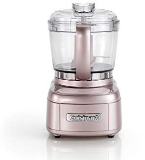 Cuisinart Mini Prep Pro, Compact Mini Food Processor, Onion Chopper, Mixer Grinder, Spice blender, Pulse function and drizzle holes, 900 ml Capacity, Dishwasher safe, Easy to use, Pink