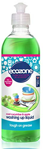 Ecozone Cool Cucumber & Apple Washing Up Liquid | Tough on Grease | 500ml