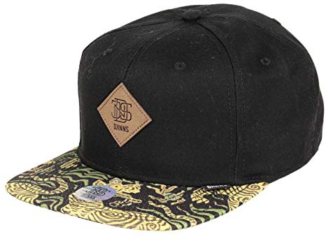 Djinns - Crazy Pattern Asian Tiger (Black) - Snapback Cap Baseballcap Hat Kappe Mütze Caps