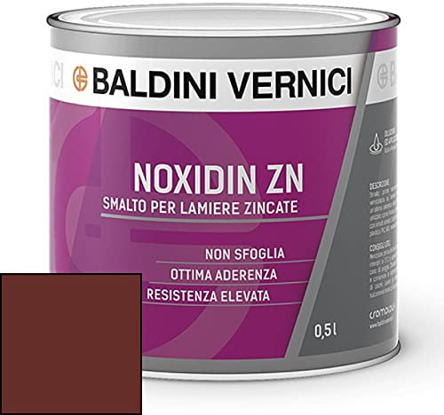 Baldini smalto per lamiere zincate Noxidin Zetaenne 0,5 lt. (ROSSO 503)