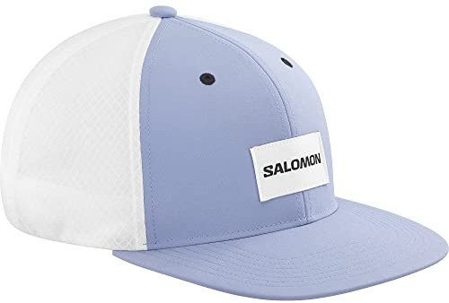 Salomon Trucker Cap Unisex, mutig aber vielseitiger Stil, recyceltes Material, Komfort und Atmungsaktivität, Lila, L/XL