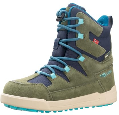Trollkids Kids Finnmark Winter Boots 31, pine green