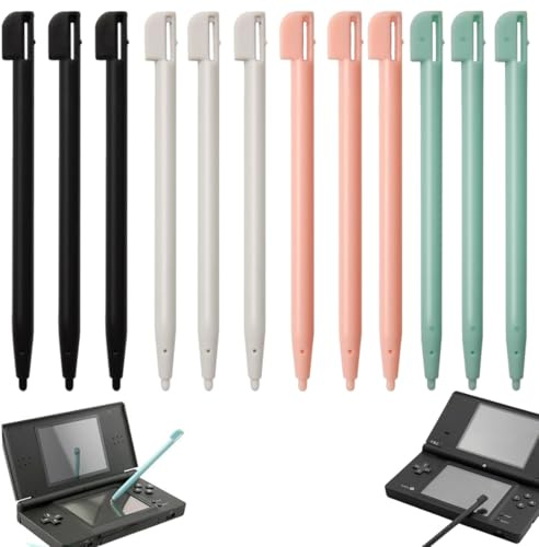 UYVPAER 12 Pièces Stylet Pour Nds Ds Lite Dsl Ndsl (4 Couleurs)